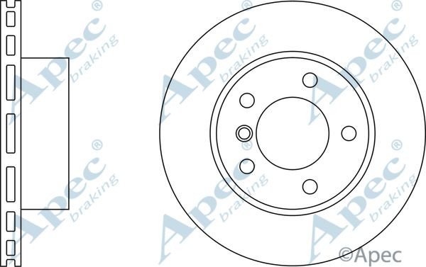 APEC BRAKING Jarrulevy DSK2246